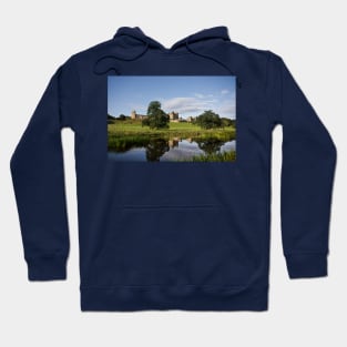 Alnwick Castle reflected in the River Aln Hoodie